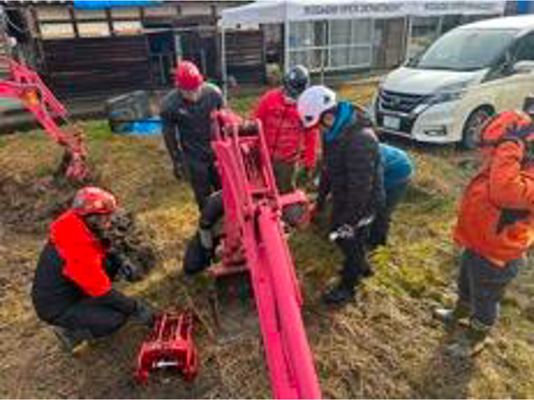 nuovo能登で利用予定の重機・ダンプの維持費